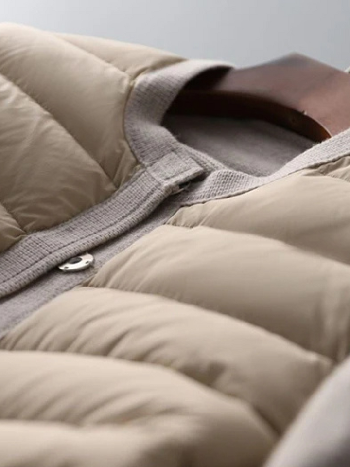 Ella Quilted Rib Mix Jacket