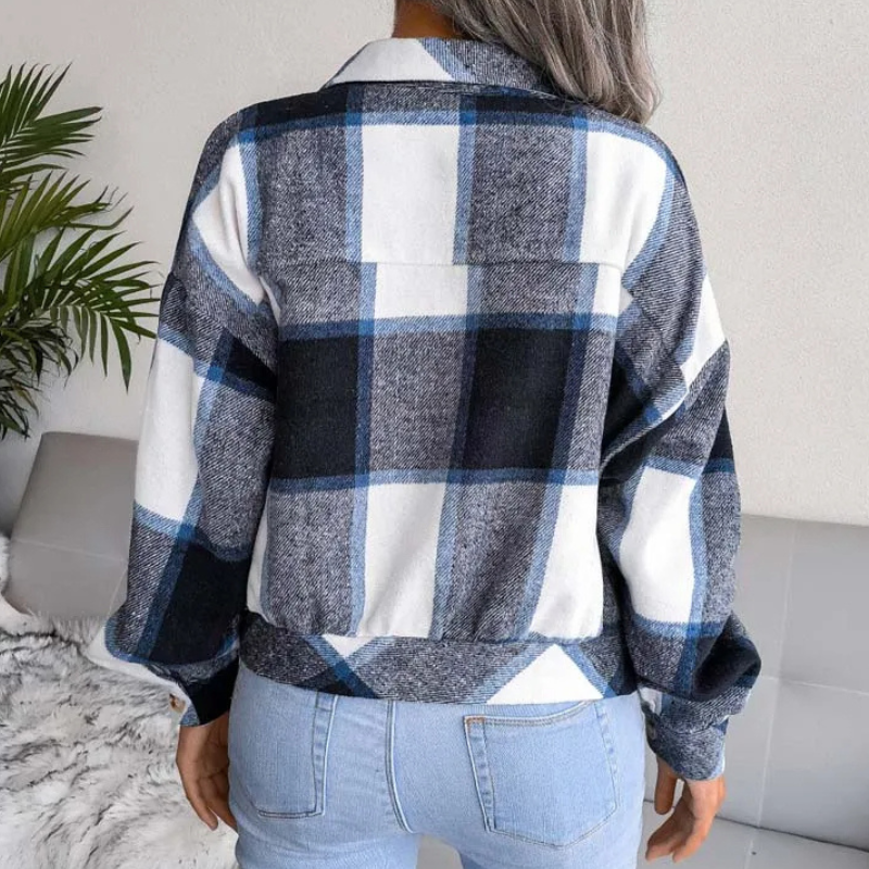 Altera Checkered Plaid Jacket