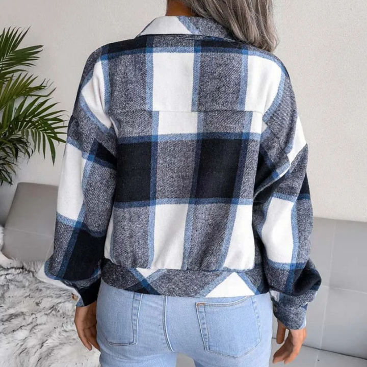 Altera Checkered Plaid Jacket