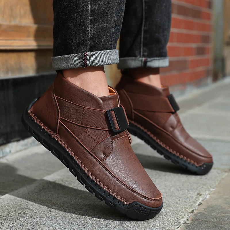 Redwood Genuine Leather Loafer Boots