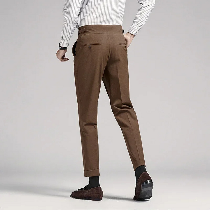 Saverio Pleated Gurkha Trousers