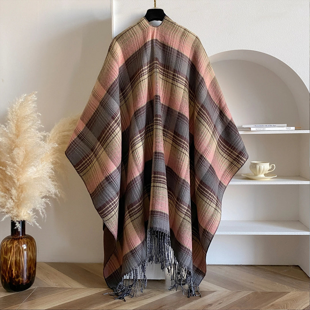 Elysir Plaid Blanket Scarf