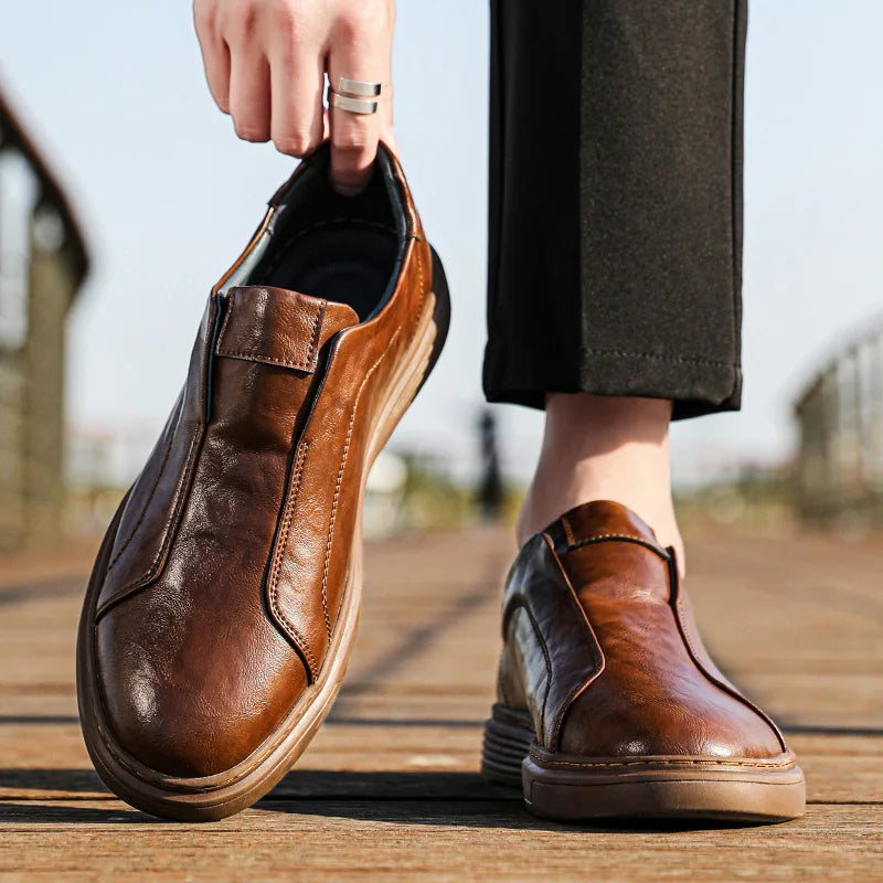 Carrick Genuine Leather Loafers