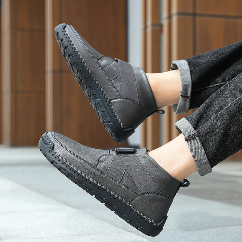 Redwood Genuine Leather Loafer Boots