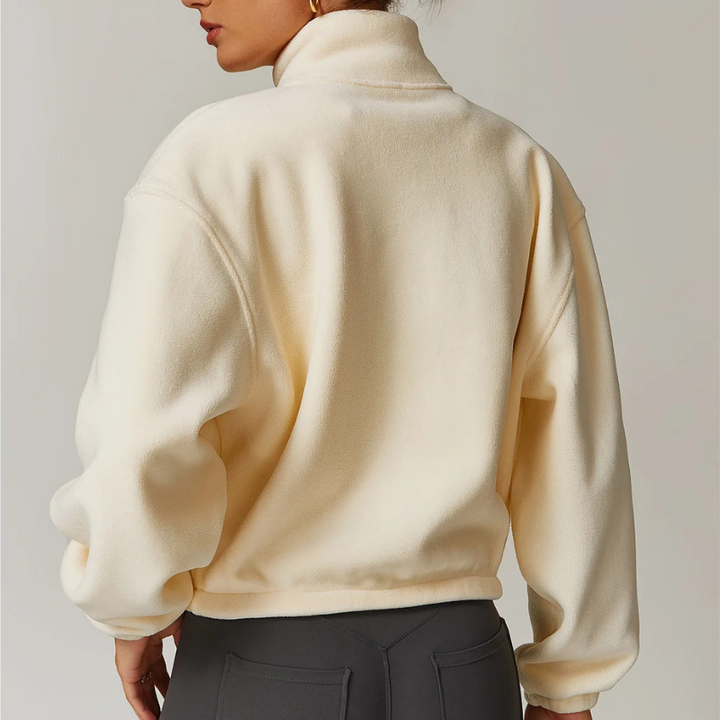 Monterey Cropped Fleece Sweater
