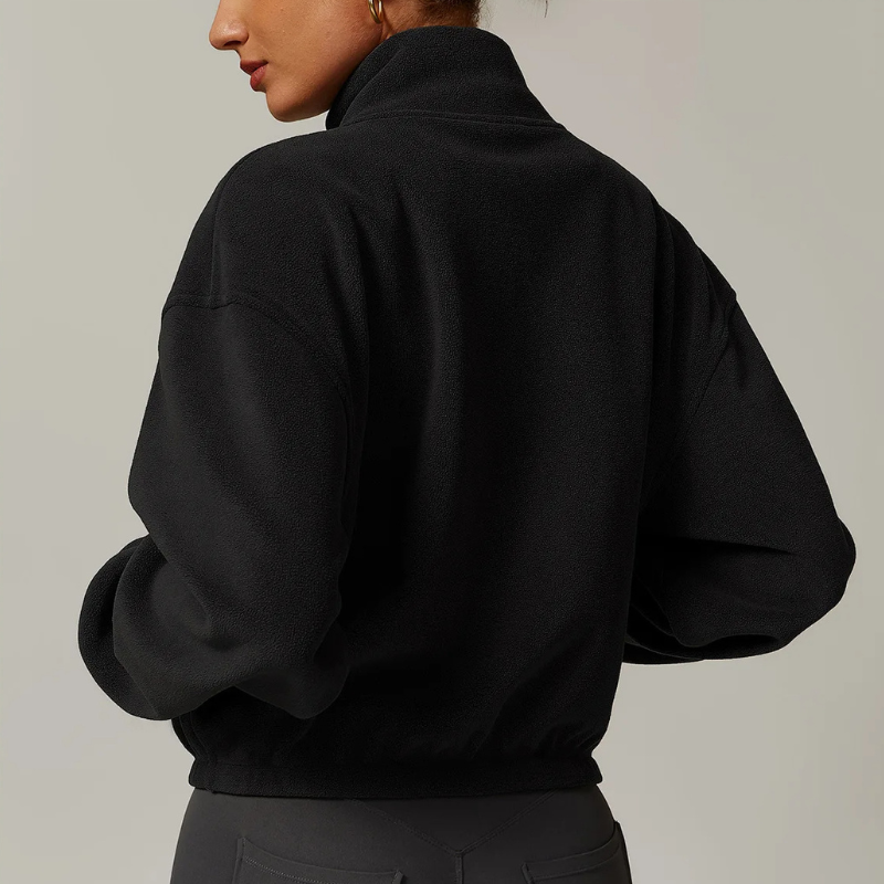 Monterey Cropped Fleece Sweater