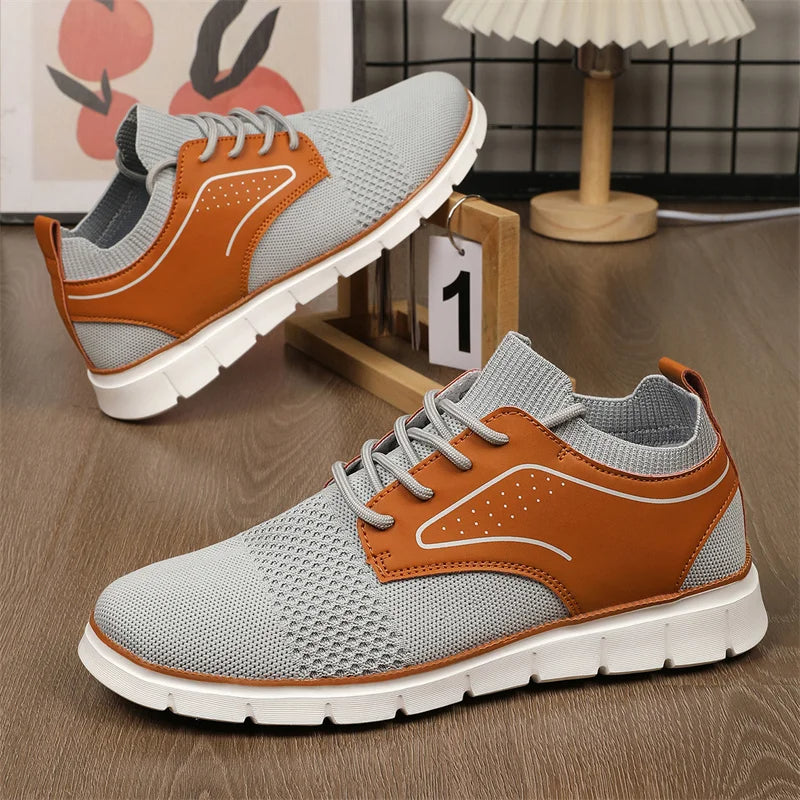 Braxton Mesh & Leather Sneakers