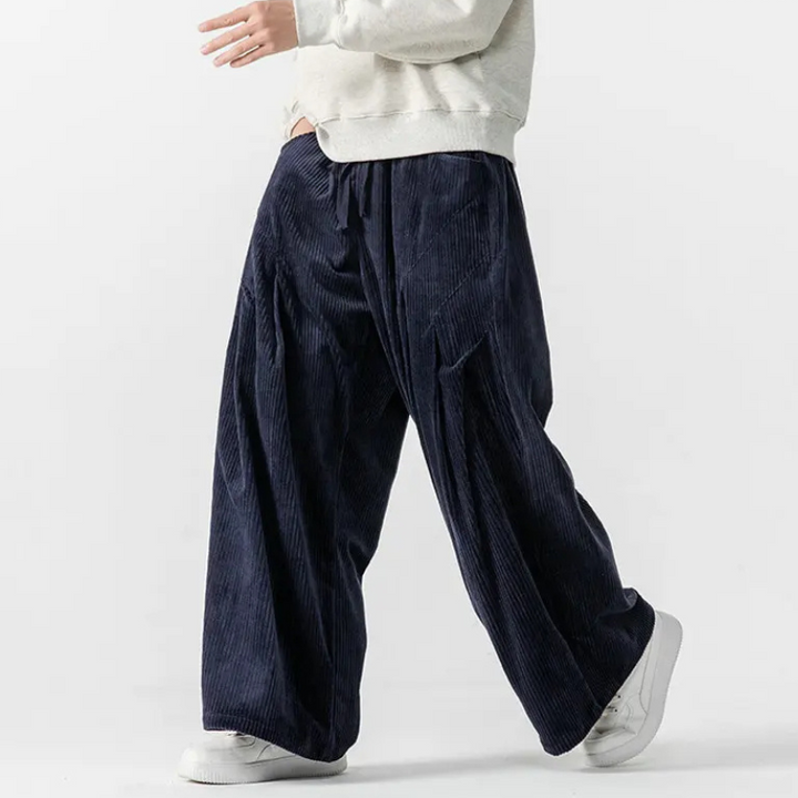 Wade Wide-Leg Corduroy Joggers