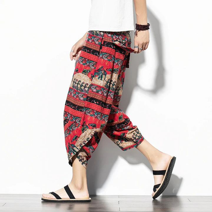 Indigo Cropped Pants