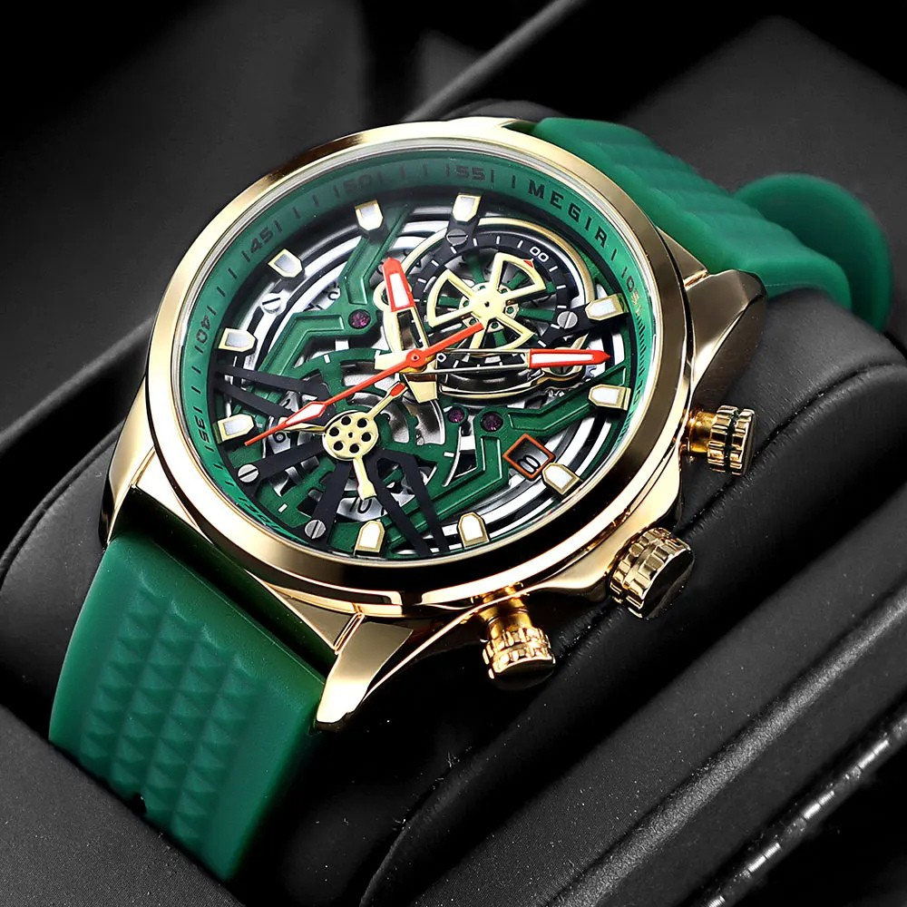 Skyline Skeleton Chrono Watch