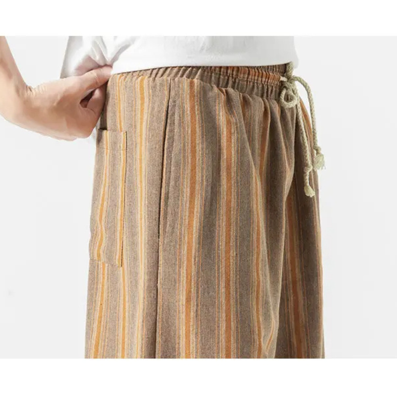 Cabo Stripe Cotton Joggers