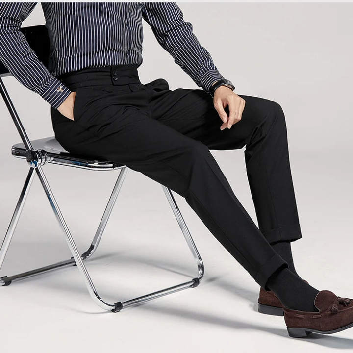 Saverio Pleated Gurkha Trousers