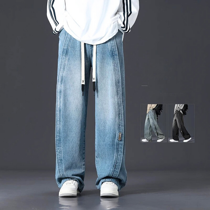 Harlem Washed Denim Joggers