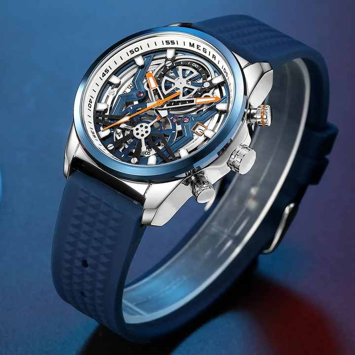 Skyline Skeleton Chrono Watch