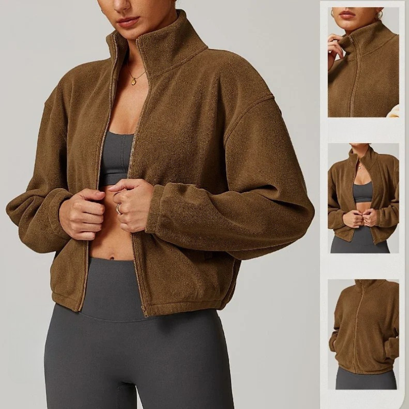 Monterey Cropped Fleece Sweater