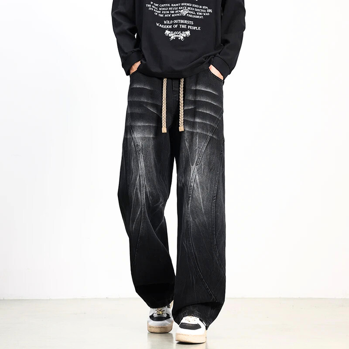 Malone Washed Denim Joggers