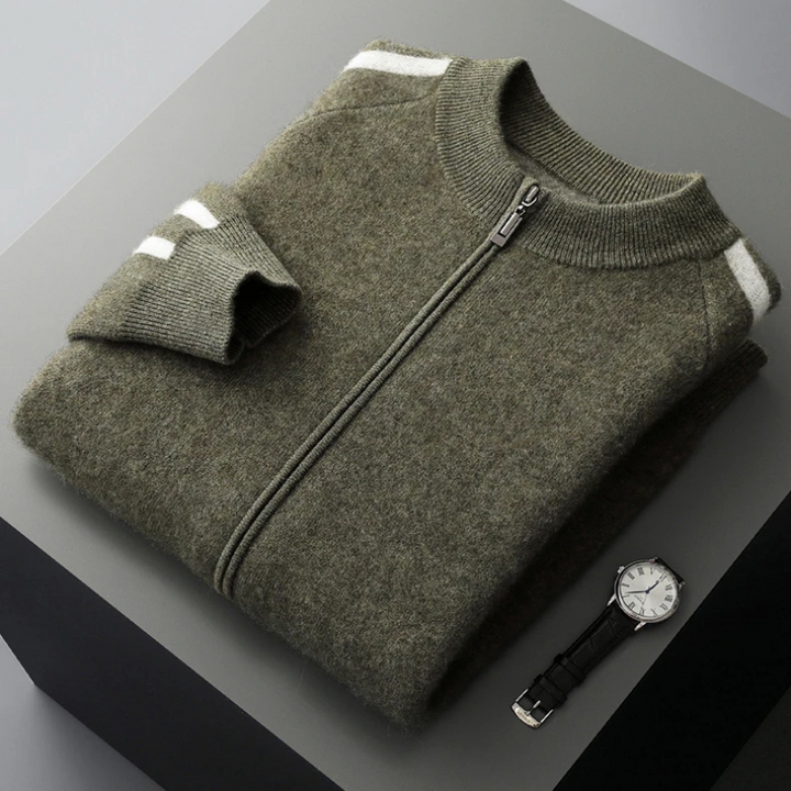 Callen Merino Stripe Cardigan