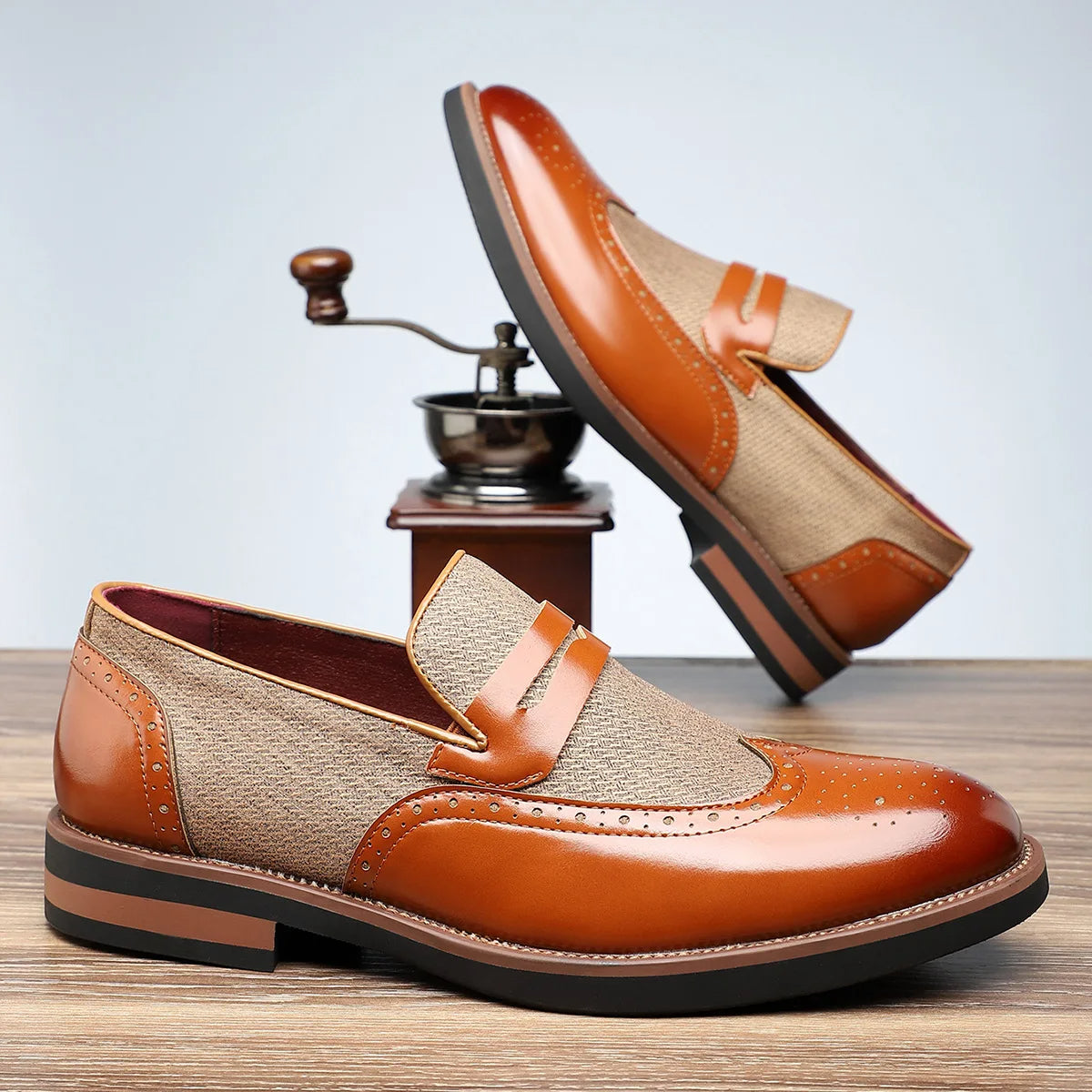 Crawford Twotone Loafers York & Miller