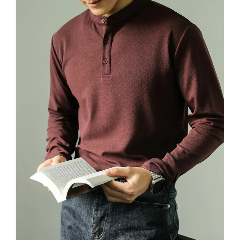 Amedeo Long-Sleeve Henley