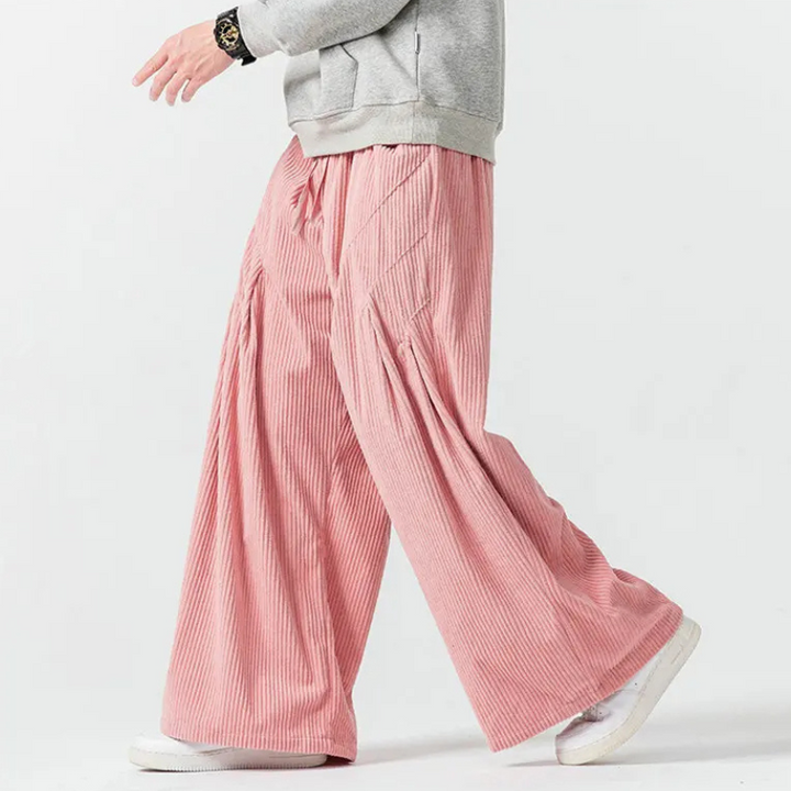 Wade Wide-Leg Corduroy Joggers