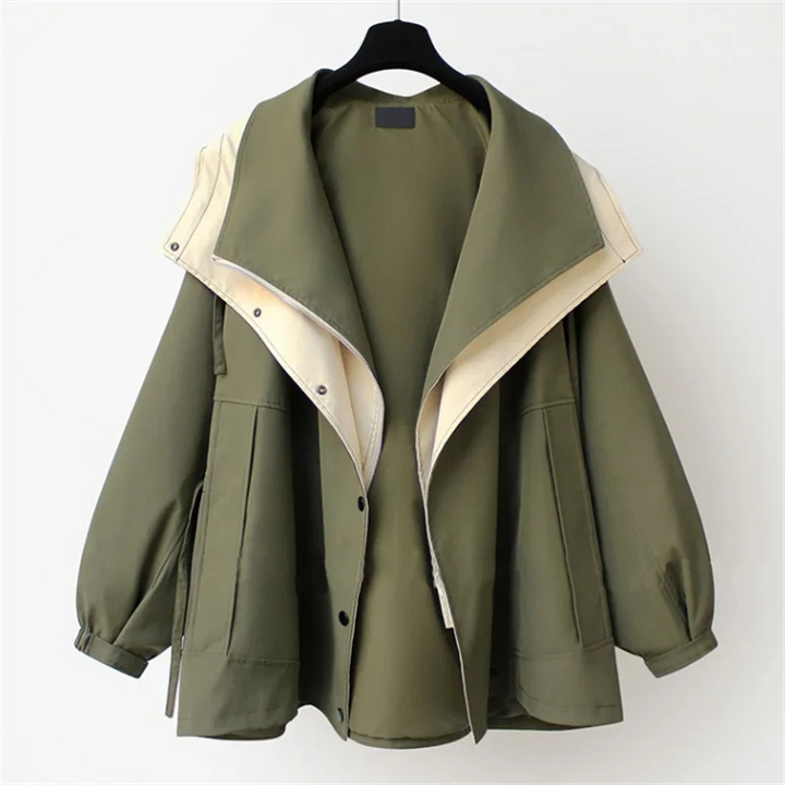 Elara Two-Tone Windbreaker