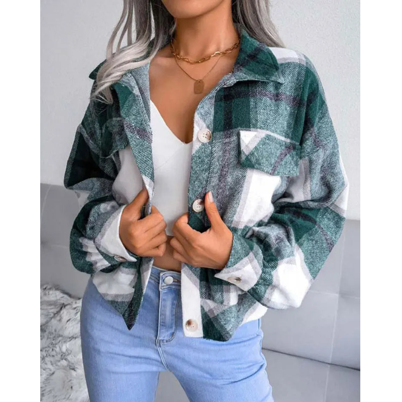 Altera Checkered Plaid Jacket