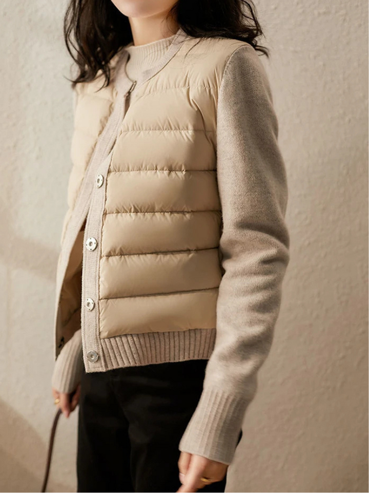 Ella Quilted Rib Mix Jacket
