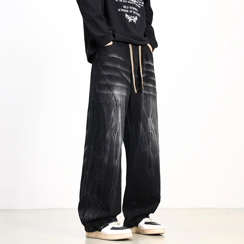 Malone Washed Denim Joggers