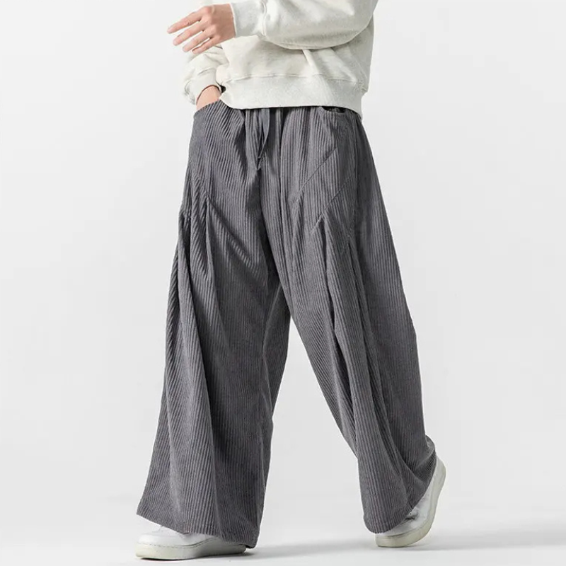 Wade Wide-Leg Corduroy Joggers
