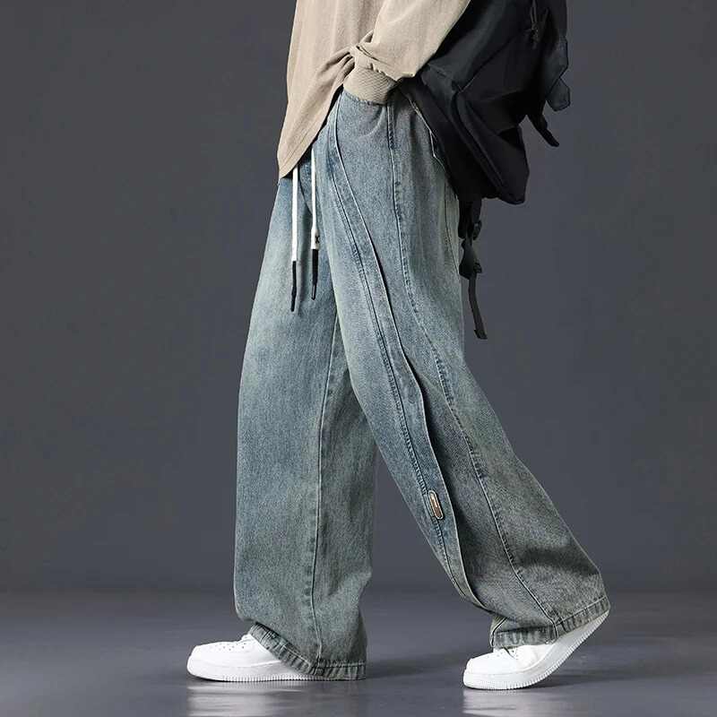 Harlem Washed Denim Joggers