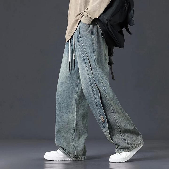 Harlem Washed Denim Joggers