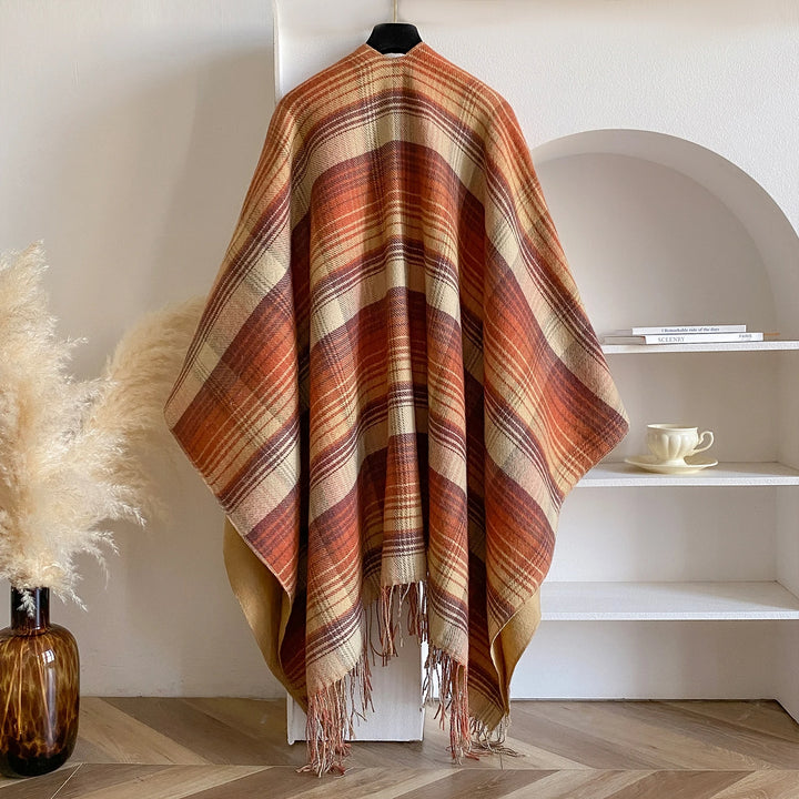Elysir Plaid Blanket Scarf