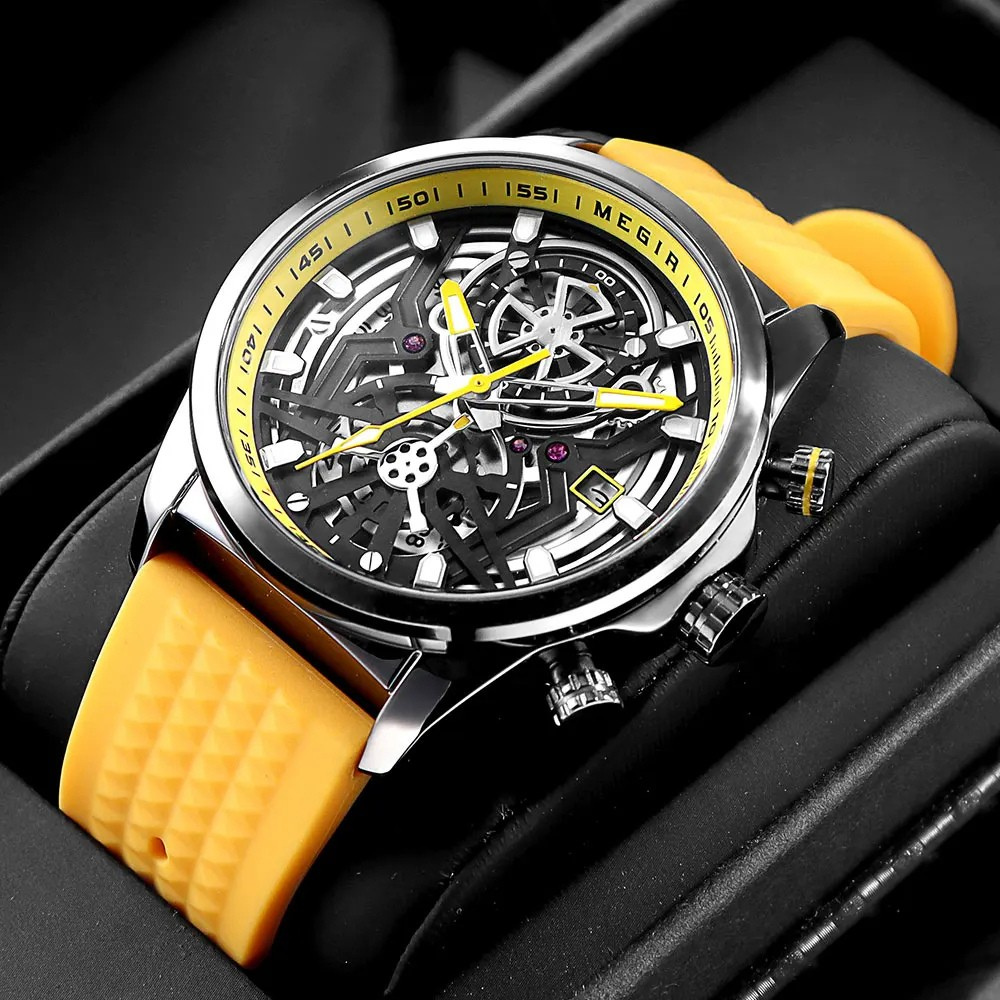 Skyline Skeleton Chrono Watch