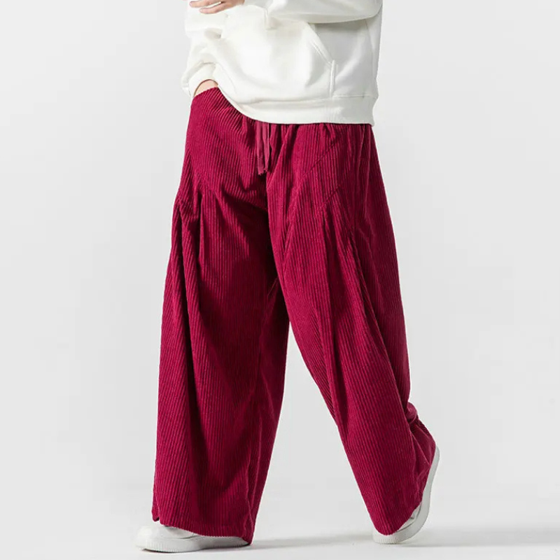 Wade Wide-Leg Corduroy Joggers