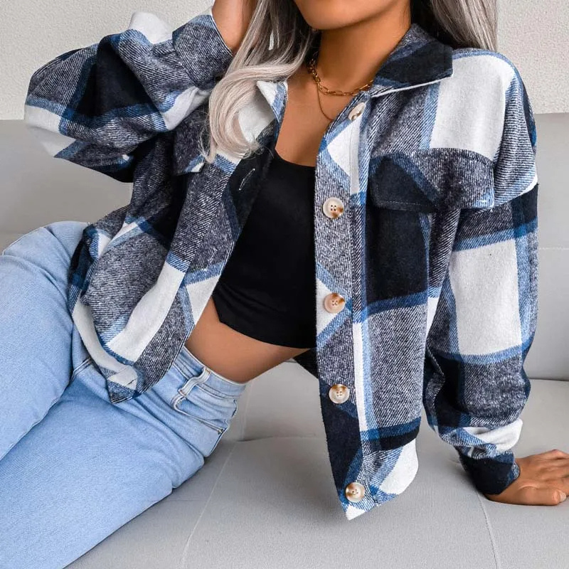 Altera Checkered Plaid Jacket