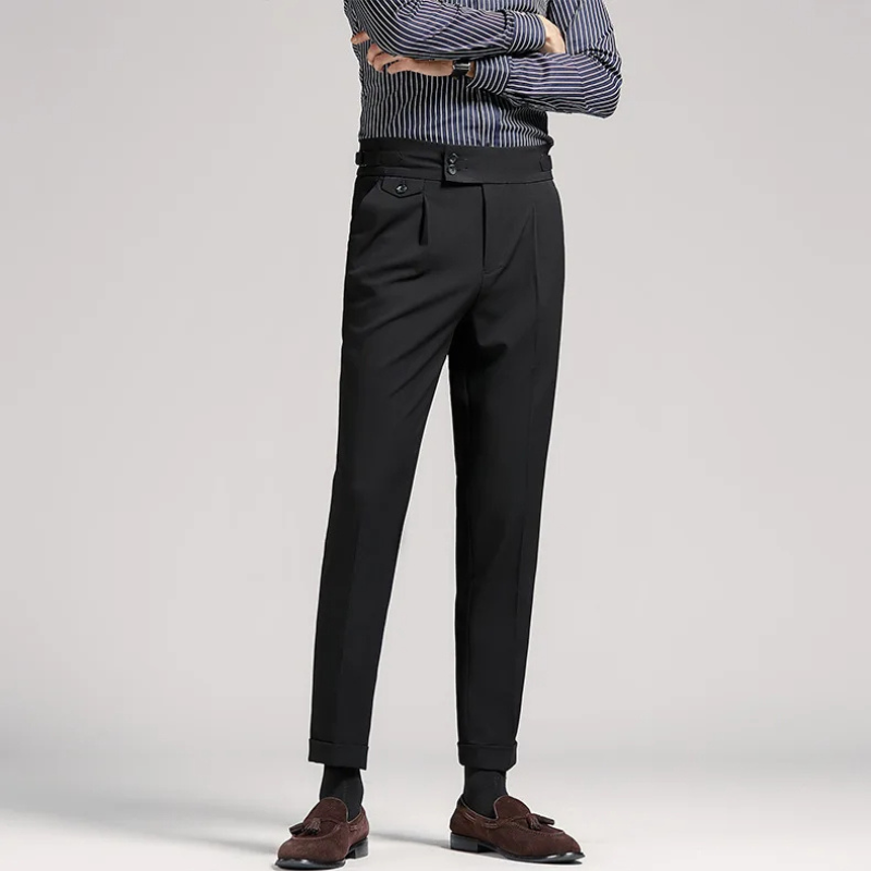 Saverio Pleated Gurkha Trousers