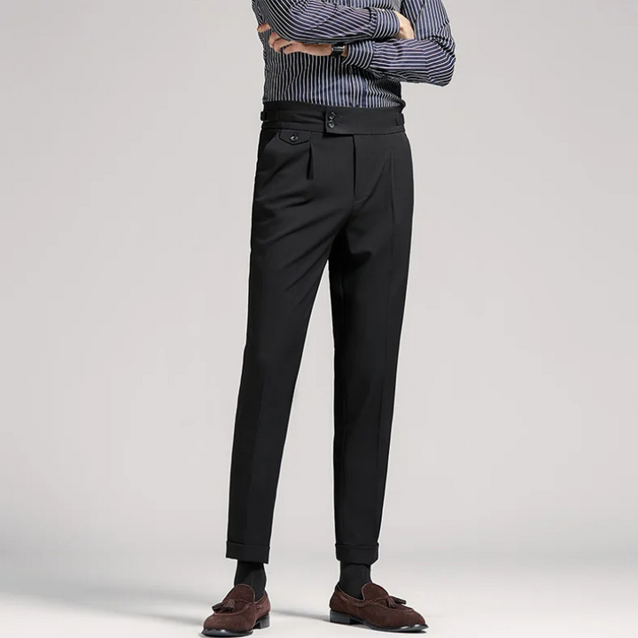 Saverio Pleated Gurkha Trousers