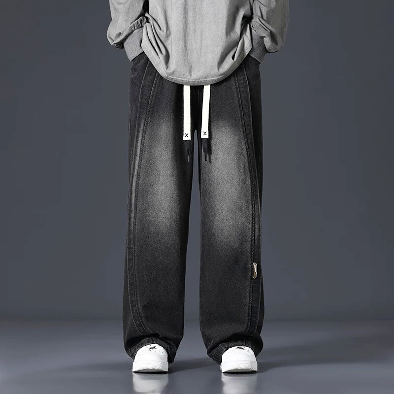 Harlem Washed Denim Joggers