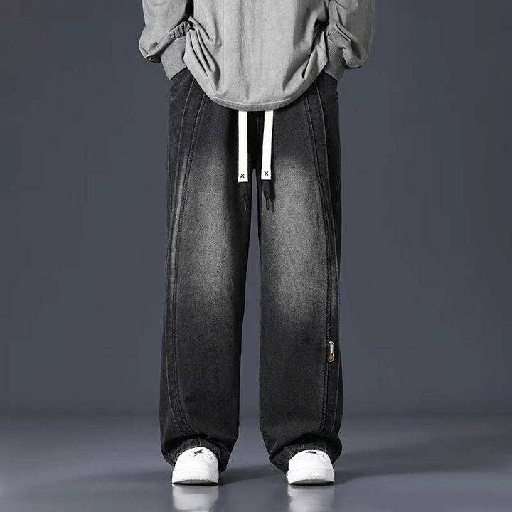 Harlem Washed Denim Joggers