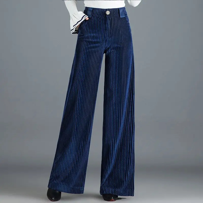 Velvet Flare Trousers