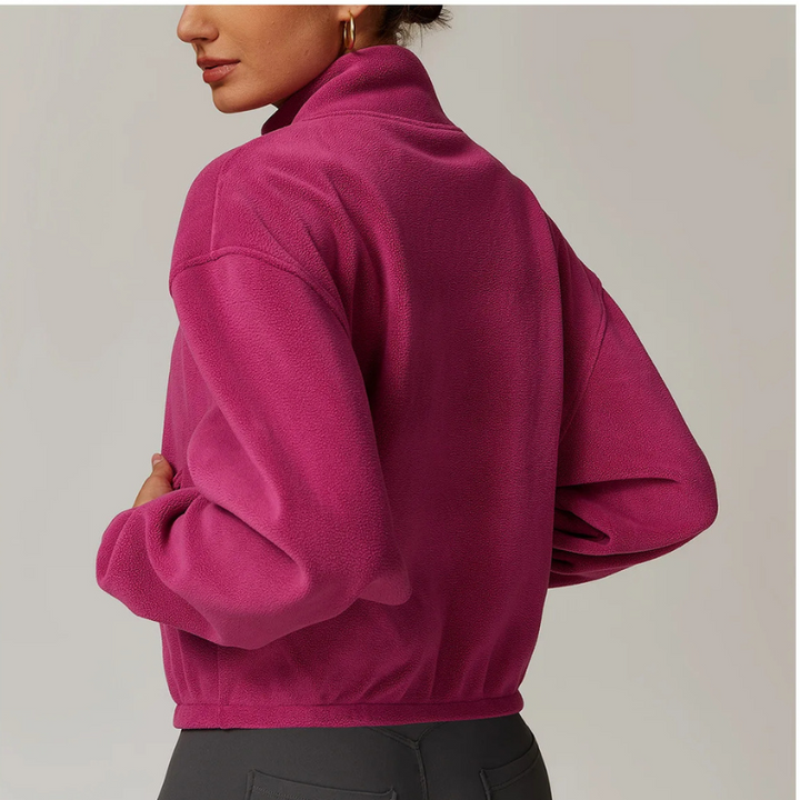 Monterey Cropped Fleece Sweater