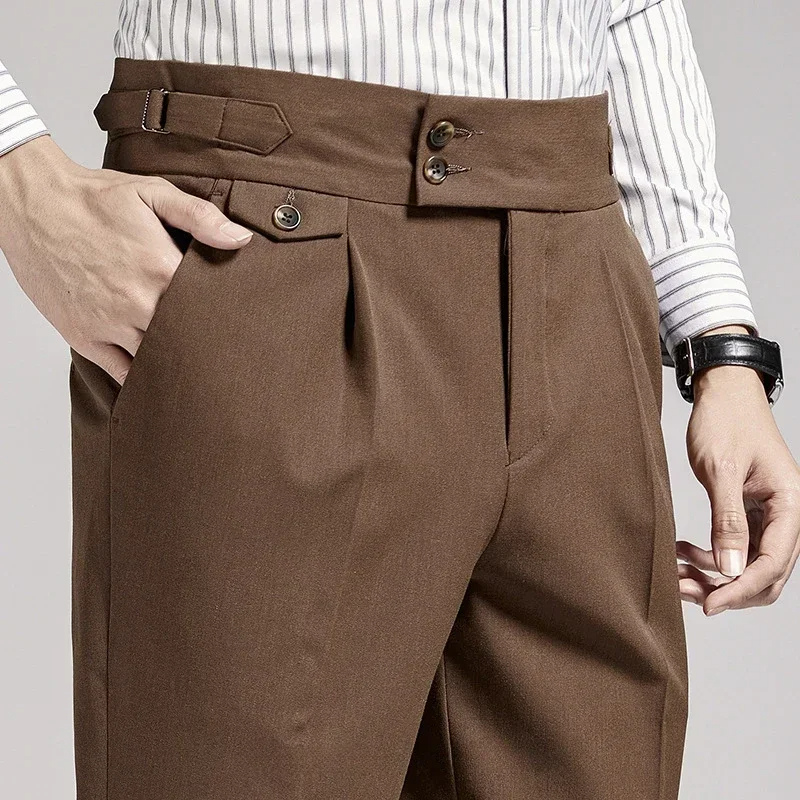 Saverio Pleated Gurkha Trousers