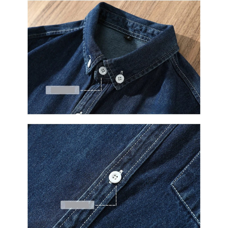 Harbor Denim Button-Up Shirt