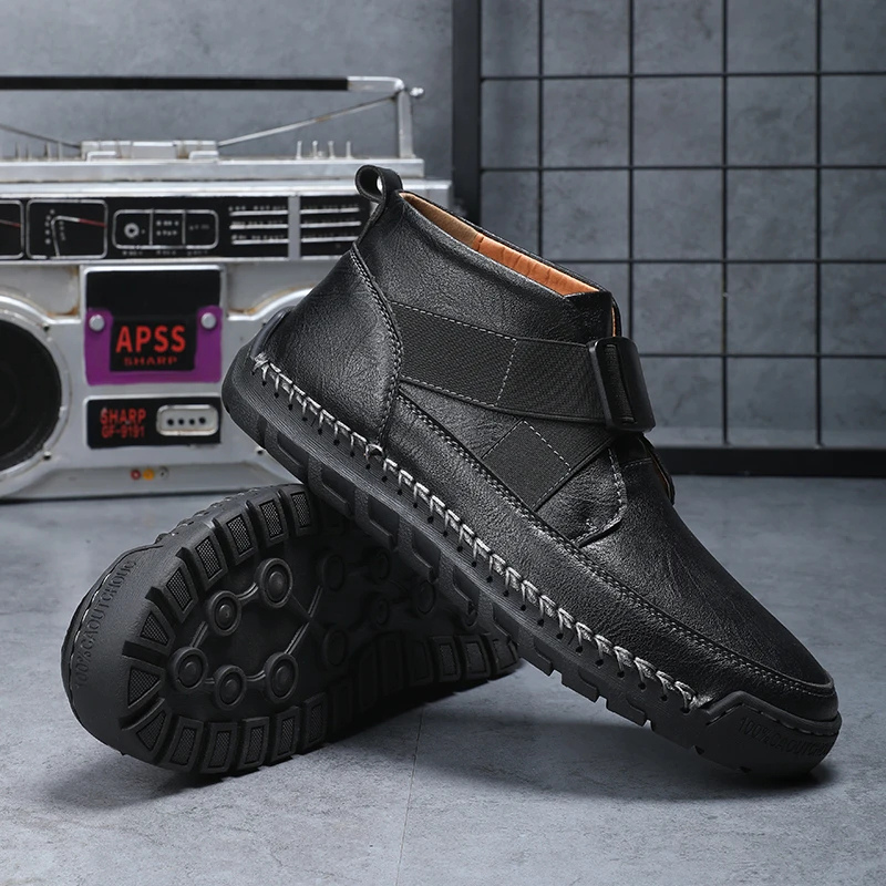 Redwood Genuine Leather Loafer Boots