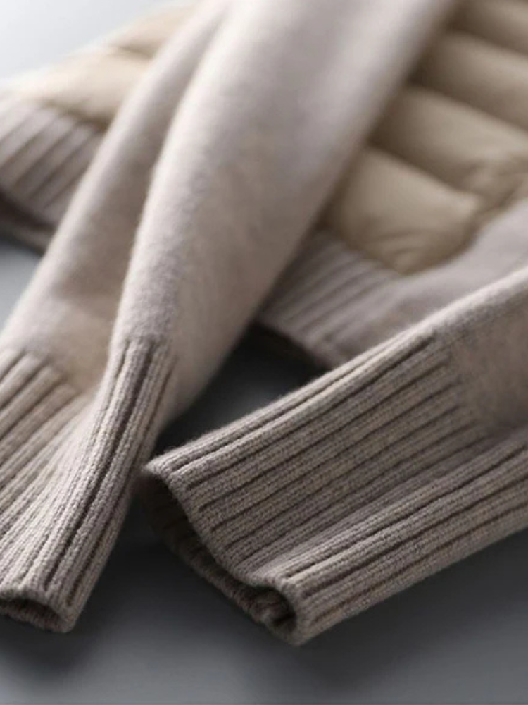 Ella Quilted Rib Mix Jacket