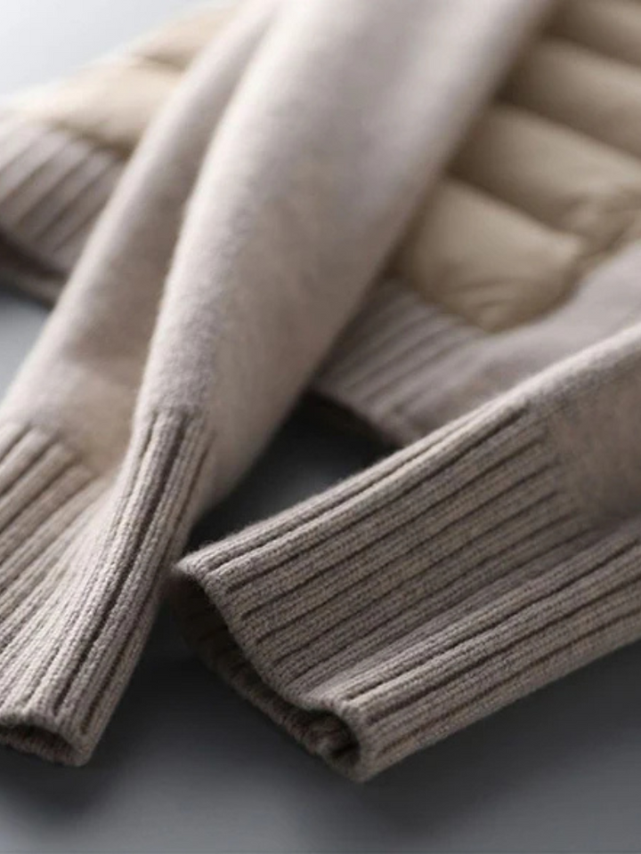 Ella Quilted Rib Mix Jacket