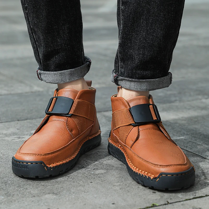 Redwood Genuine Leather Loafer Boots