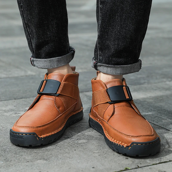 Redwood Genuine Leather Loafer Boots