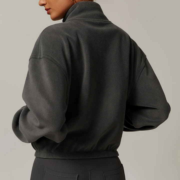 Monterey Cropped Fleece Sweater