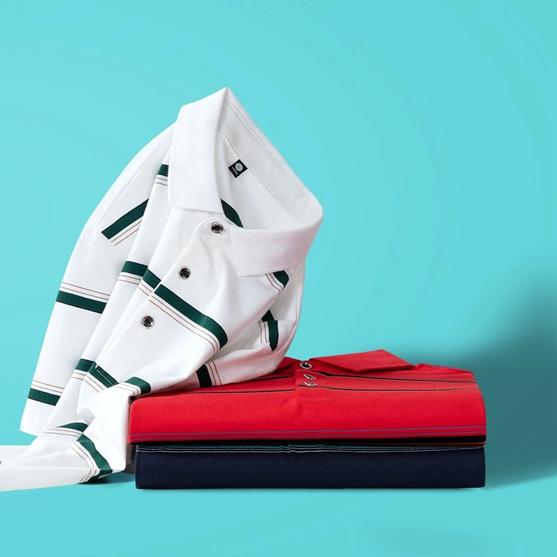 Oaklane Stripe Cotton Polo